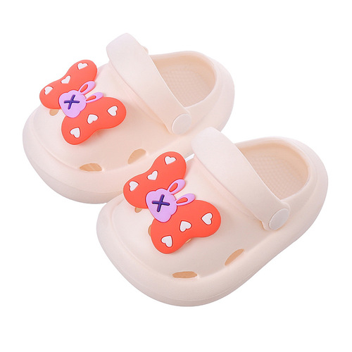 Children's Slippers Summer Girl Cute Soft Sole Non-Slip Kids Summer Slippers Toddler Infant Baby Hole Shoes Boy