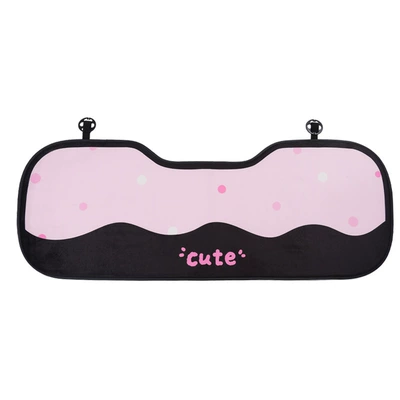 Seat cushion, seat cover Universal for All Seasons, High-End - plush-bow-cat-cushion-back-row