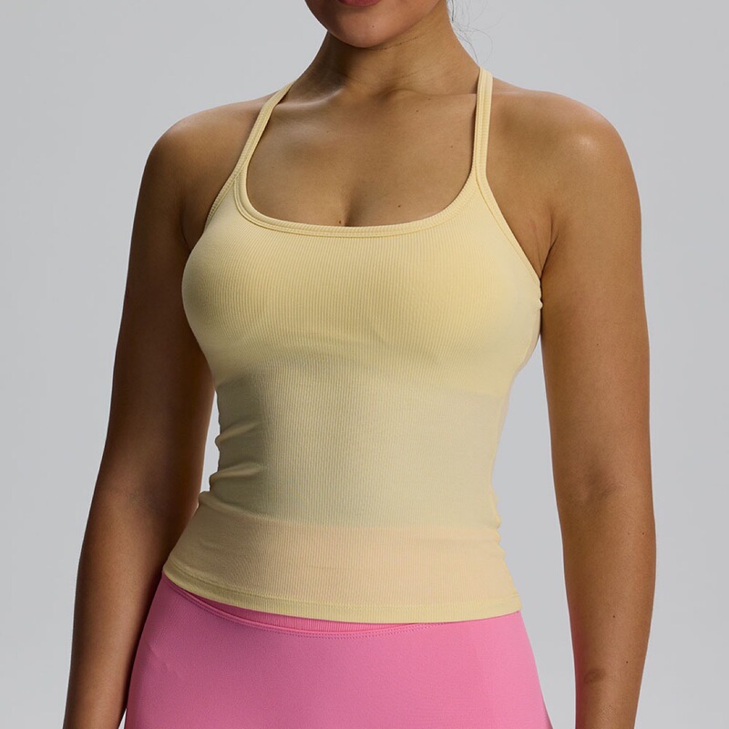 Sports Vest for Women, High-Strength Shock-Proof I-Shaped Beautiful Back Sling, Removable Chest Pad, Yoga Vest, Outer Fitness Top Sports Vest for Women, High-Strength Shock-Proof I-Shaped Beautiful Back Sling, Removable Chest Pad, Yoga Vest, Outer Fitness Top