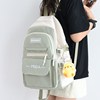 Backpack, shoulder bag, Korean style, for secondary school