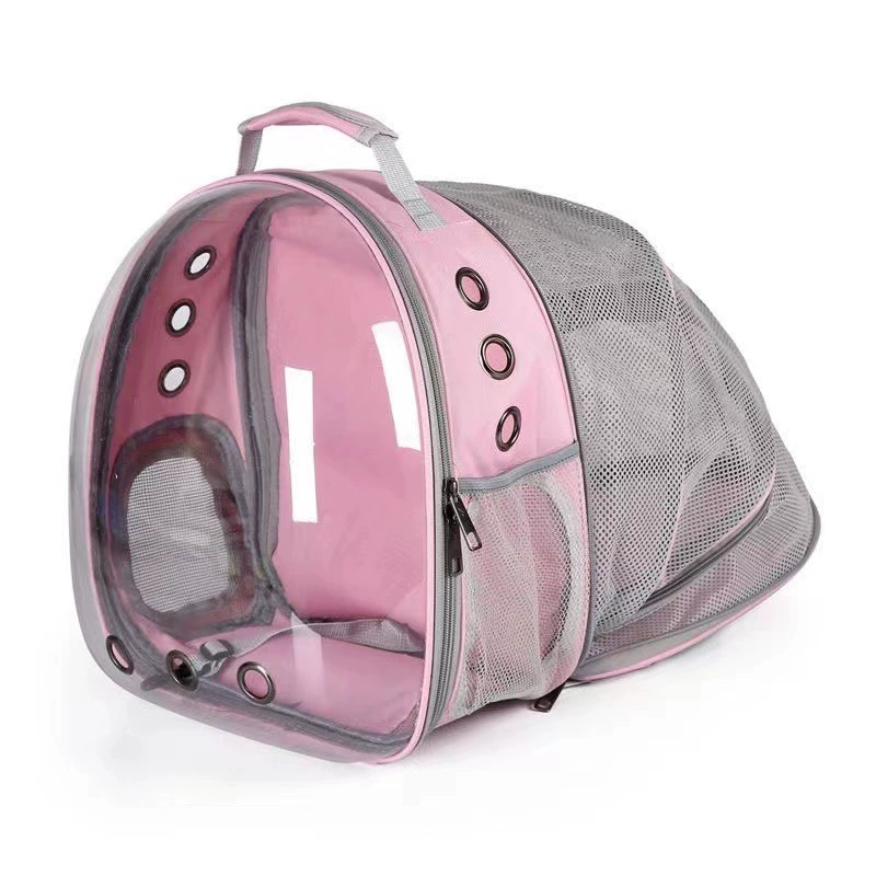 Handheld space backpack, transparent dome design, portable 0.98 kg