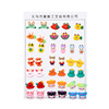 Cartoon silica gel cute fridge magnet PVC from soft rubber with accessories