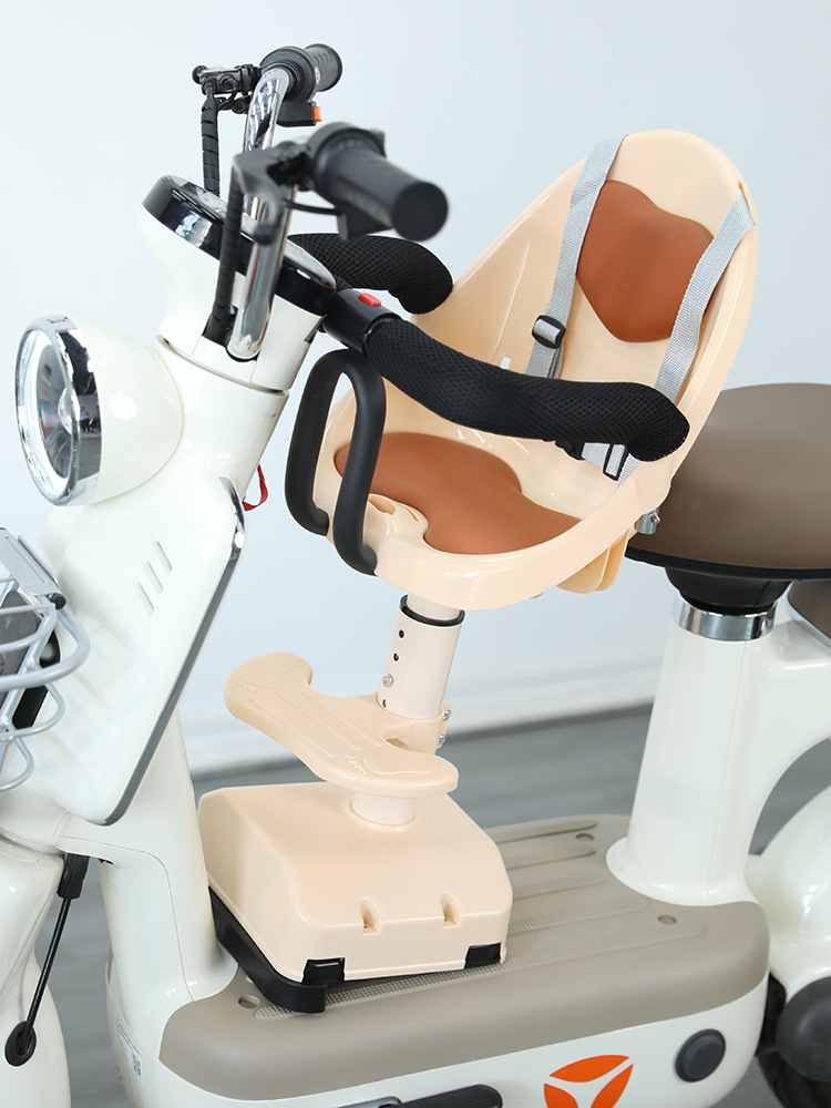 Child seat front baby seat electric car tram children can rotate baby safety seat can be raised and lowered
