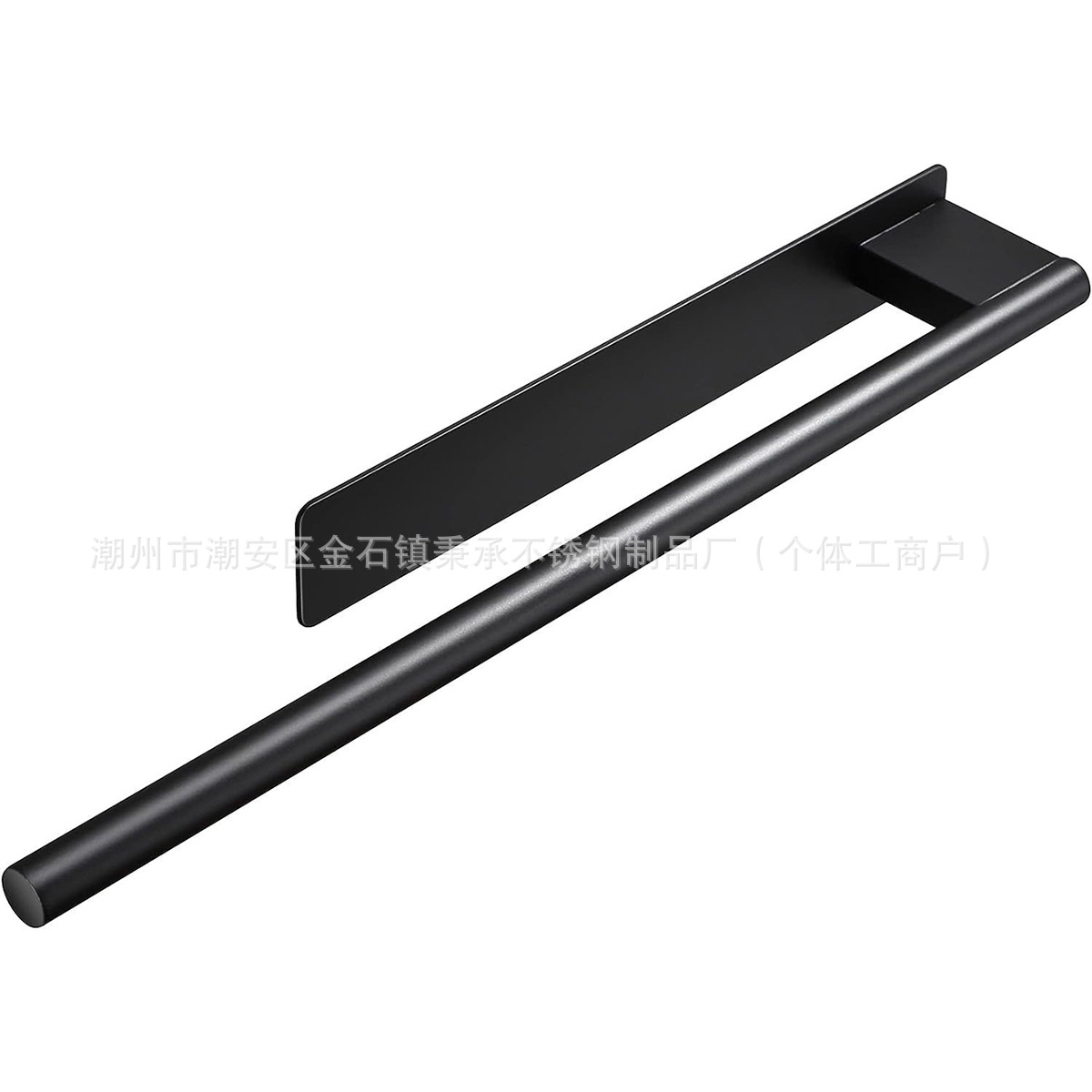 Acero inoxidable transfronterizo sin perforación barra de toalla de baño multifuncional toalla de baño tipo pared toalla de inodoro estante