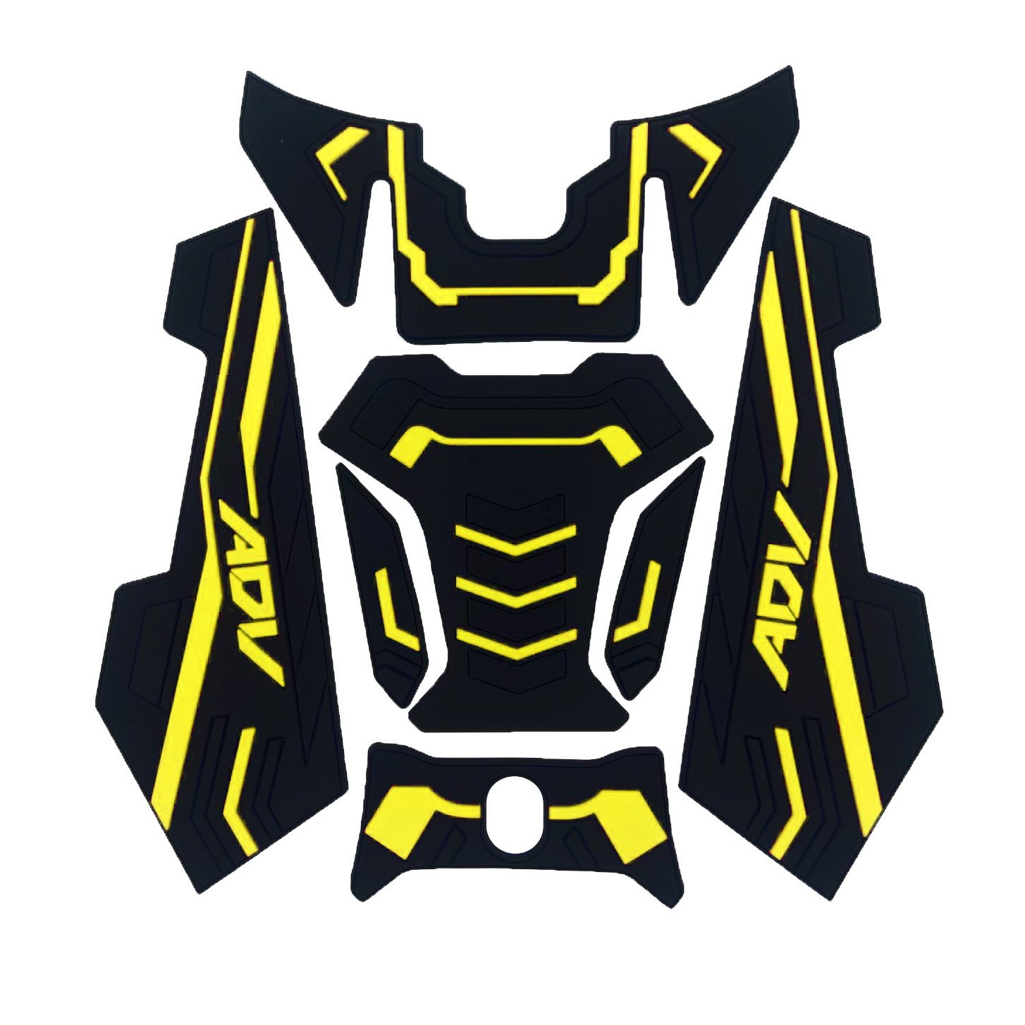 Honda, compatible three dimensional rubber sticker with accessories, new collection