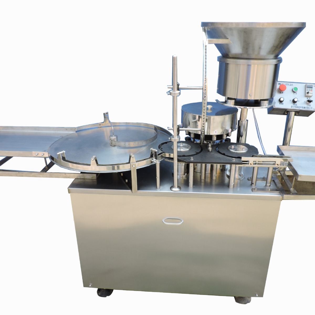 高速压盖机HSZ-12型西林瓶铝塑盖封口设备玻璃瓶轧盖机