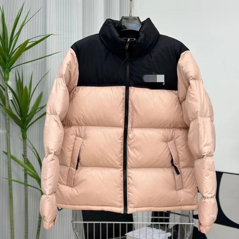 Pink down jacket