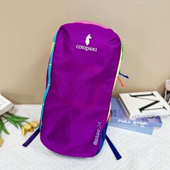 新款羊驼24L旅行登山双肩包防水轻便徒步大容量骑行男女马卡龙色