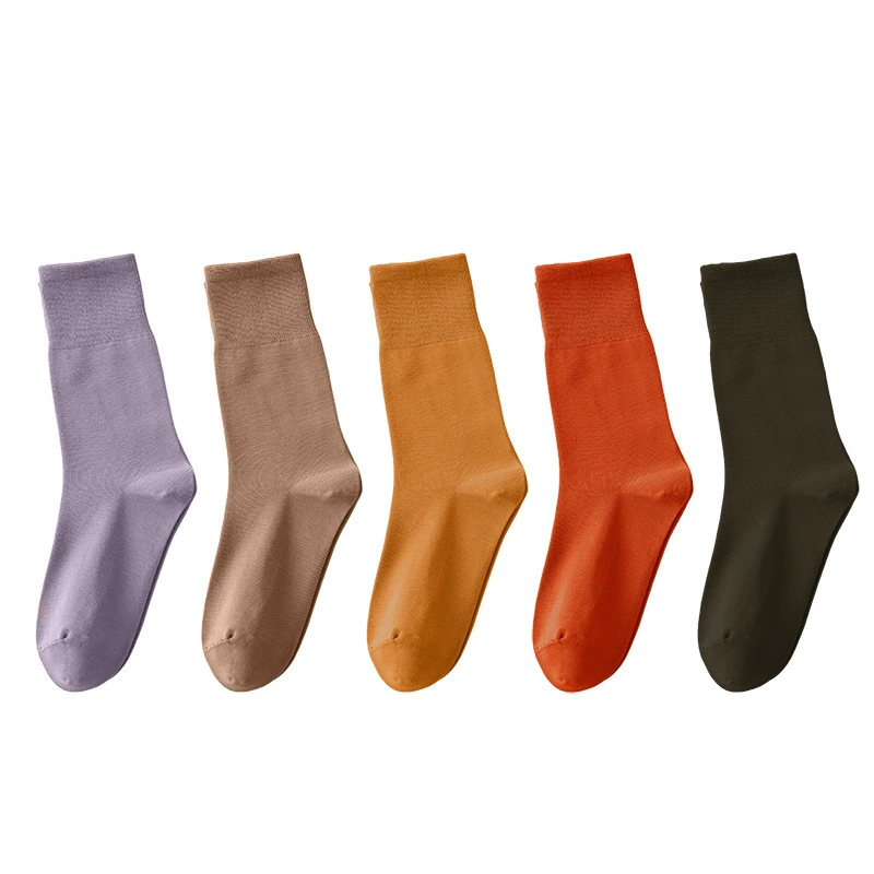 Socks unisex (MiNiMi) solid-color cotton crew socks, one size, 10-pair pack