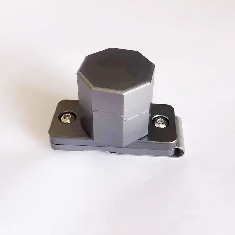 Aluminio octogonal cinturón hebilla tipo tapa de chocolate de metal clip de chocolate traje varilla de billar accesorios de cabeza de cuero suministros de billar