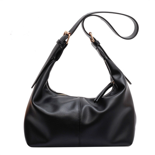 This year's popular retro small bags, autumn and winter new women's bag casual crossbody bag soft shoulder bucket bag