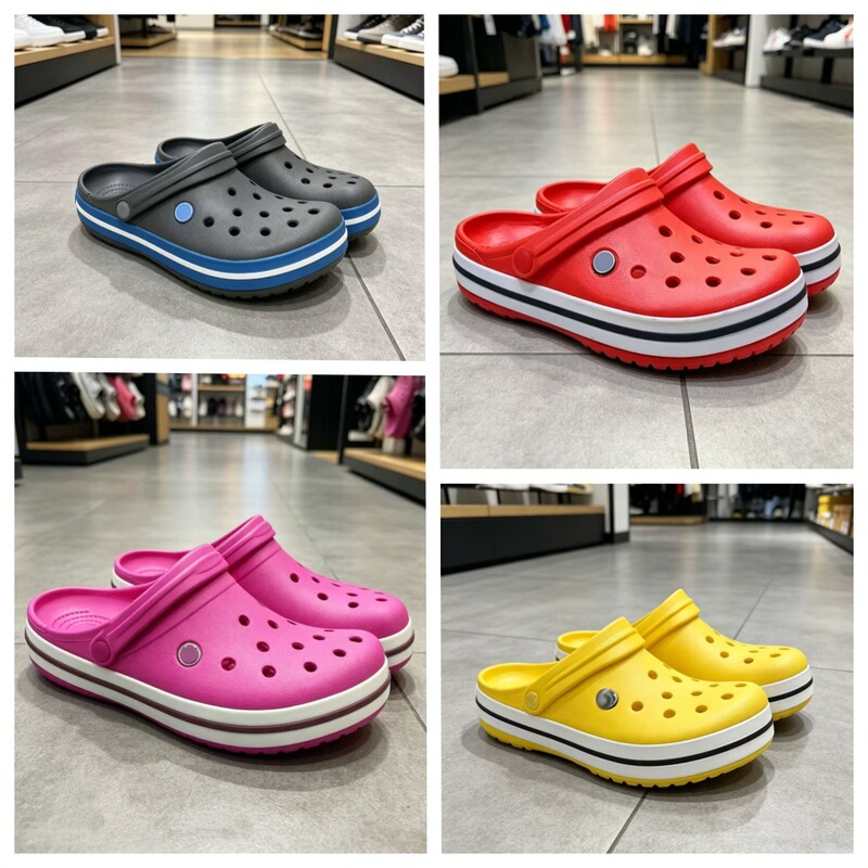 Croos New Model Carloban Men's and Women's Clogs, Couple's Outdoor Non-Slip Beach Shoes, Closed-Toe Slippers, Factory Wholesale Croos New Model Carloban Men's and Women's Clogs, Couple's Outdoor Non-Slip Beach Shoes, Closed-Toe Slippers, Factory Wholesale