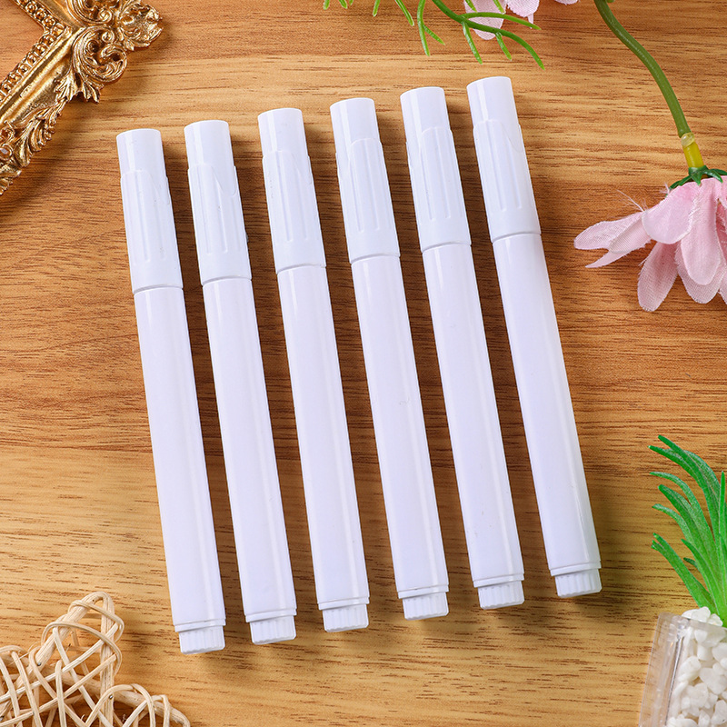 White liquid chalk LED light board pen water-based dustless blackboard pen glass ceramic leather erasable pen marker pen