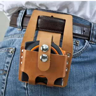 Cross-border in stock Leather Waist Tape Measure Leather Case TapeMeasure Holder Storage Bag Outdoor Tool Waist Bag