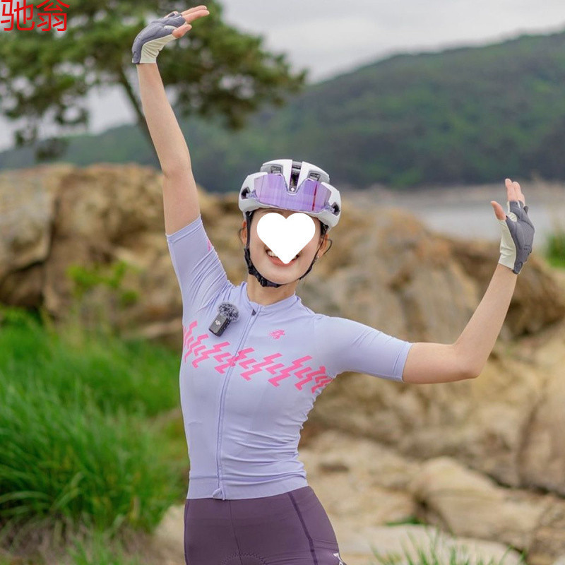 X3R New Women's Lightweight and Breathable Summer Short-Sleeved Cycling Jersey, Moisture-Wicking, Quick-Drying, Elastic and Comfortable