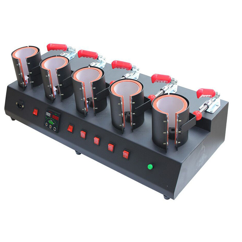 단일 테이블 5 스테이션 컵 베이킹 기계