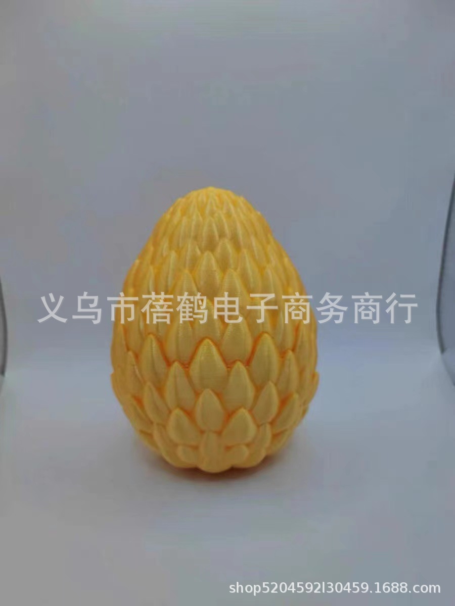 Tanque de peces paisaje decoración 3D impresión conjunta dragón chino decoración creativa conjunto dragón huevo Halloween Navidad