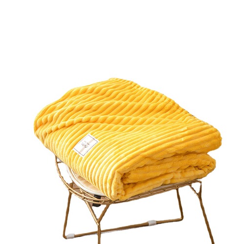 Cross-border blanket, simple milk velvet throw blanket, thickened warm nap sofa, coral flannel air-conditioned blanket