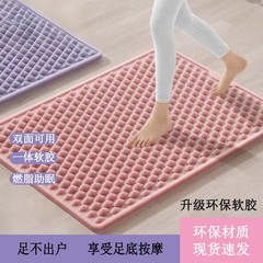 ソフトシリコン指圧ボードフットマッサージフットパッドインプレインスーパージョギング屋内フットパッド両面正方形