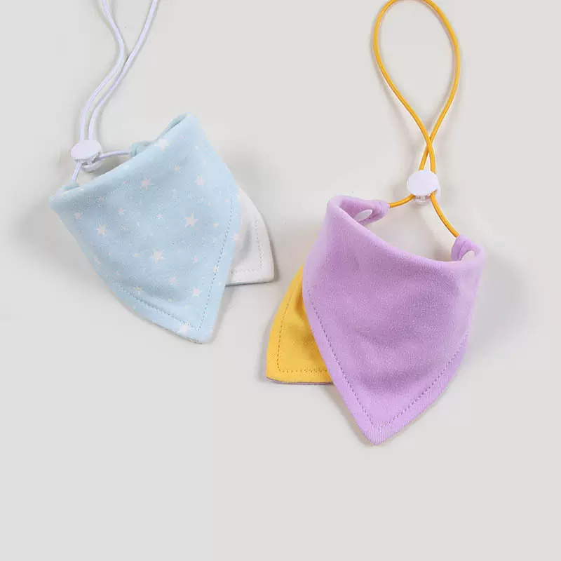 宠物泰迪狗狗口水巾三角巾中小型犬全棉围兜简约装扮厂家直销