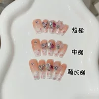 One Gu Nail Art Factory Новая фототерапия Nail Art First Love Diary Готовые ногти Оптовая Водонепроницаемые съемные ногти