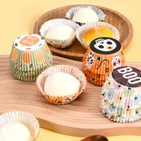Хит продаж, печенье для выпечки 100/бочка, базовые чашки для торта Snow Mei Niang, жиронепроницаемые бумажные стаканчики для торта
