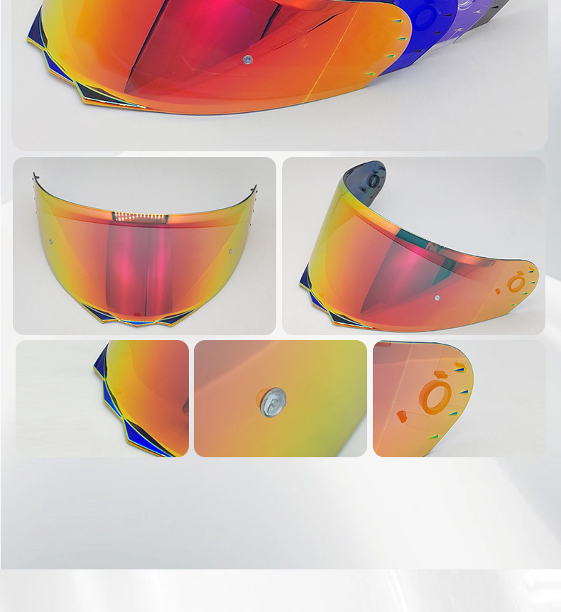Suitable for Mt-V-25B R935 Helmet Lenses, Motorcycle Helmet Wind Shield, Sun Protection, Photochromic Lenses
