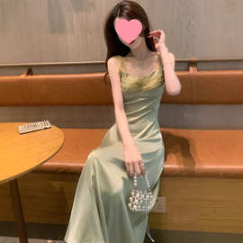 小香风连衣裙2025夏季新款女装气质温柔风高级感显瘦时尚法式裙子