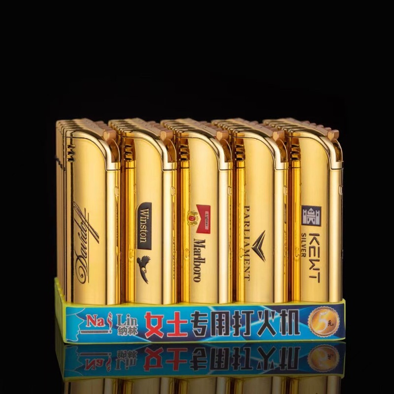 新製品608ナリンメタル直噴式防風ライター、メーカー直販、クリエイティブな蛍光メタル防風ライター|undefined