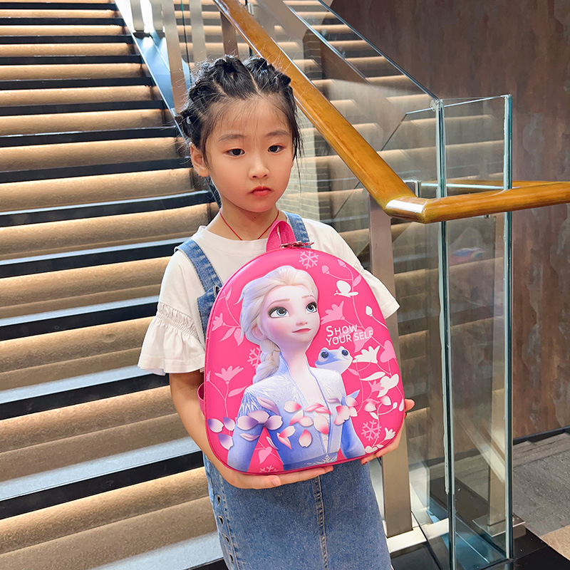 Mochila Infantil 2025, Nuevo Modelo de Exportación, Diseño 3D de Dibujos Animados, Forma de Huevo, para Jardín de Niños y Escuela, para Niños y Niñas, Mochila de Princesa