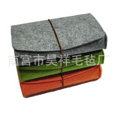 厂家批发新款电源毛毡收纳包来图来样电子品收纳小额批发加印logo