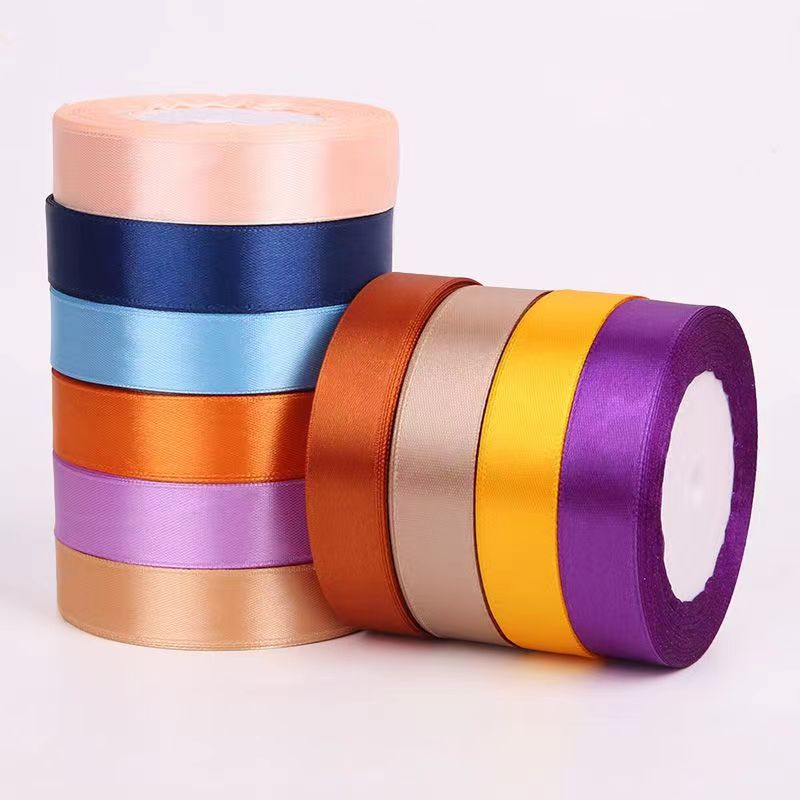재고 2CM 리본 선물 포장 리본 베이킹 케이크 장식 벨트 꽃 꽃다발 레이스 수제 DIY 리본