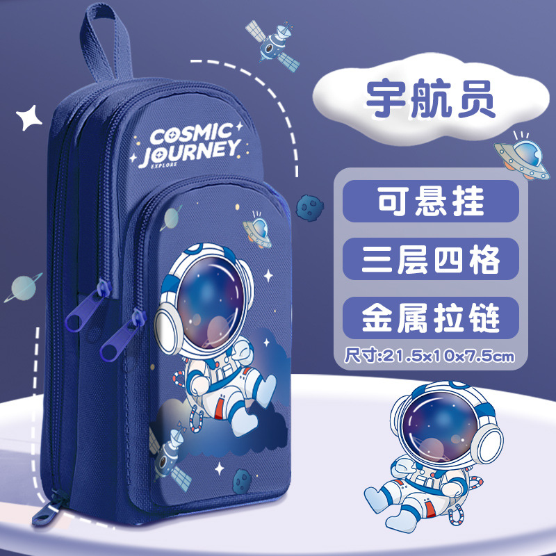 Mochila escolar portátil, bolsa para lápices para niñas 2025 nueva bolsa de papelería de gran capacidad, niñas de secundaria, estudiantes de primaria, niñas multifuncionales