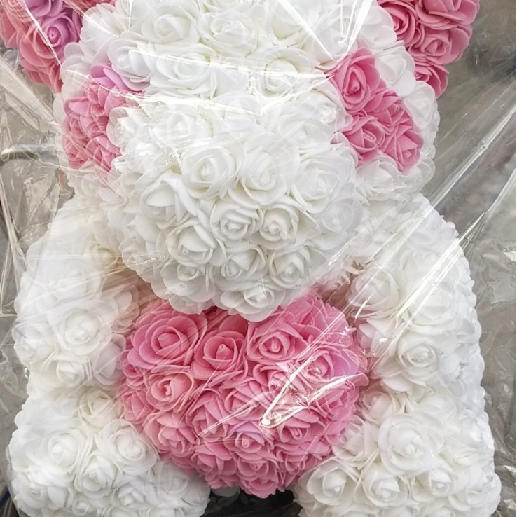 Cross-Border Nueva Rosa Corazón Oso jabón ramo Día de San Valentín regalo Amazon