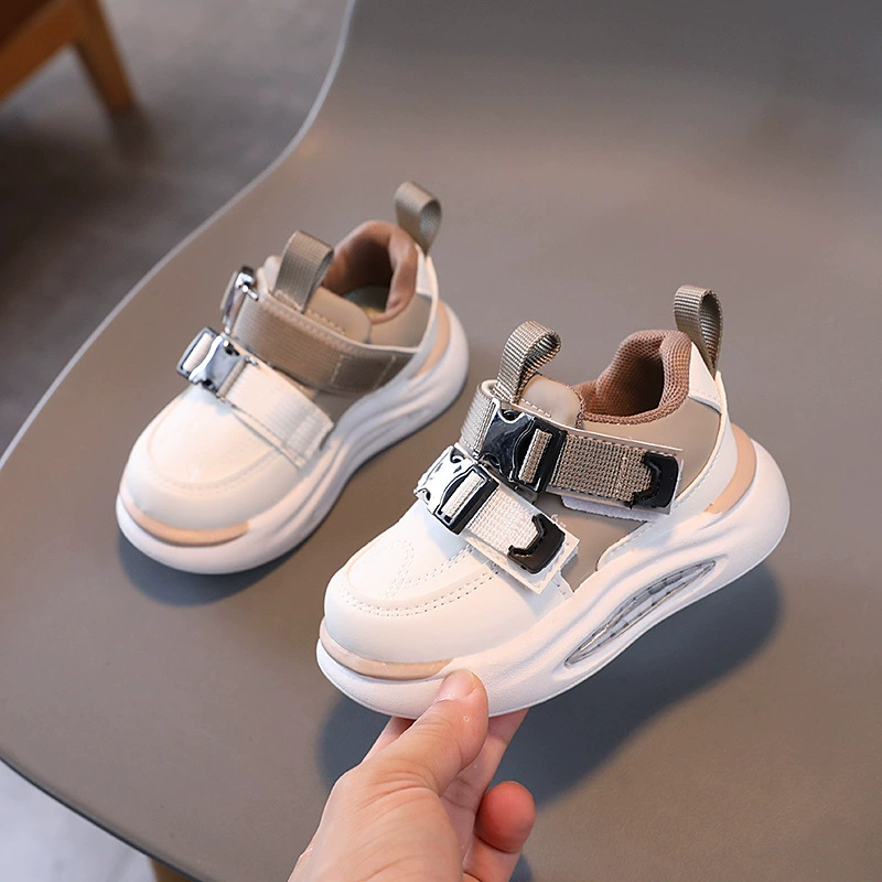 Children's sports shoes for boys, non-slip footwear for leisure, soft sole