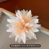 5645 Anemone Flower Hairpin-Orange