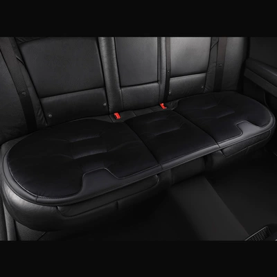 Flannel Warm Non-Slip Soft Car | Seat cushion, seat cover - long-black-strip-no-car-logo