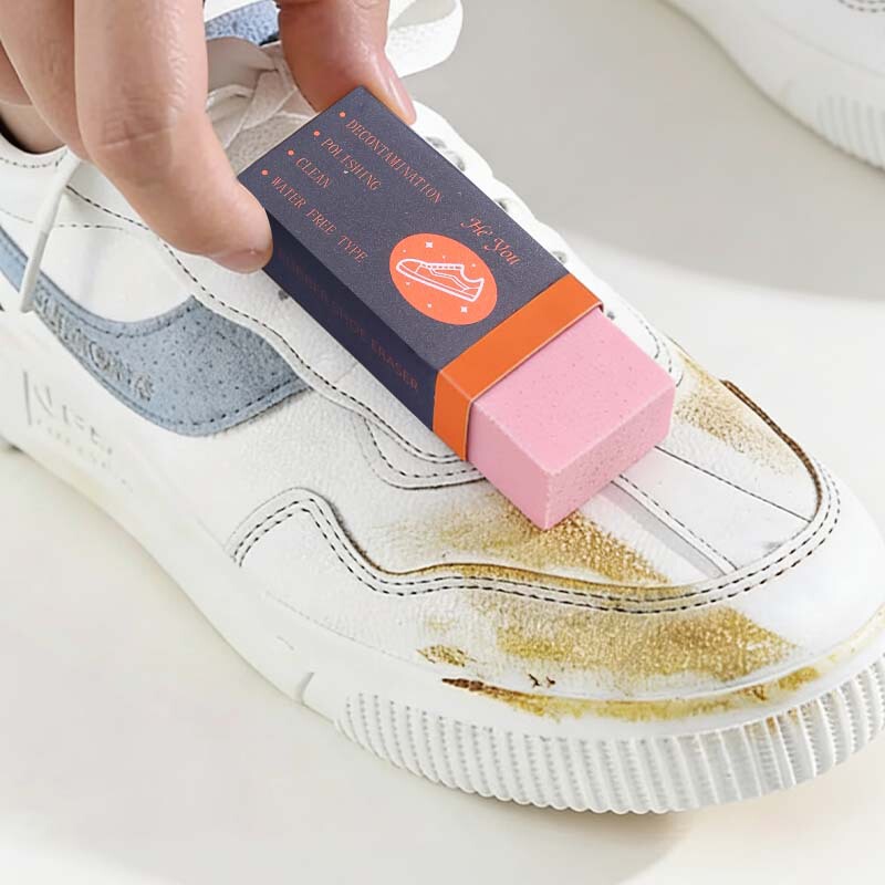 Japanese White Shoe Magic Tool, No-Wash Stain Remover for Students' Sneakers and Leather Shoes, Portable Cleaning Eraser