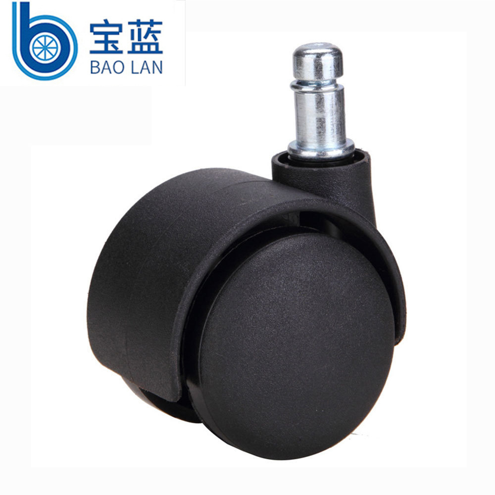 供应批发 宝宝餐椅脚轮 双轮全自由脚轮 轨道插杆重型轮 座椅滑轮