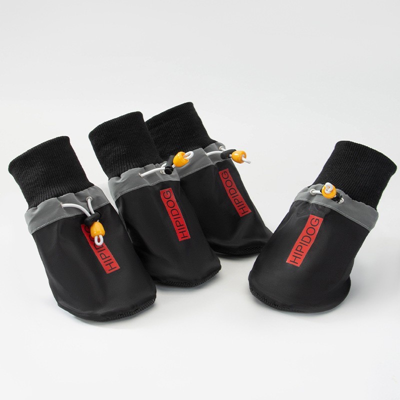 Invierno colorido zapatos para perros grandes calentadores de lana de alta altura zapatos para perros de tamaño mediano zapatos para perros de pastoreo zapatos de algodón zapatos para perros image 27