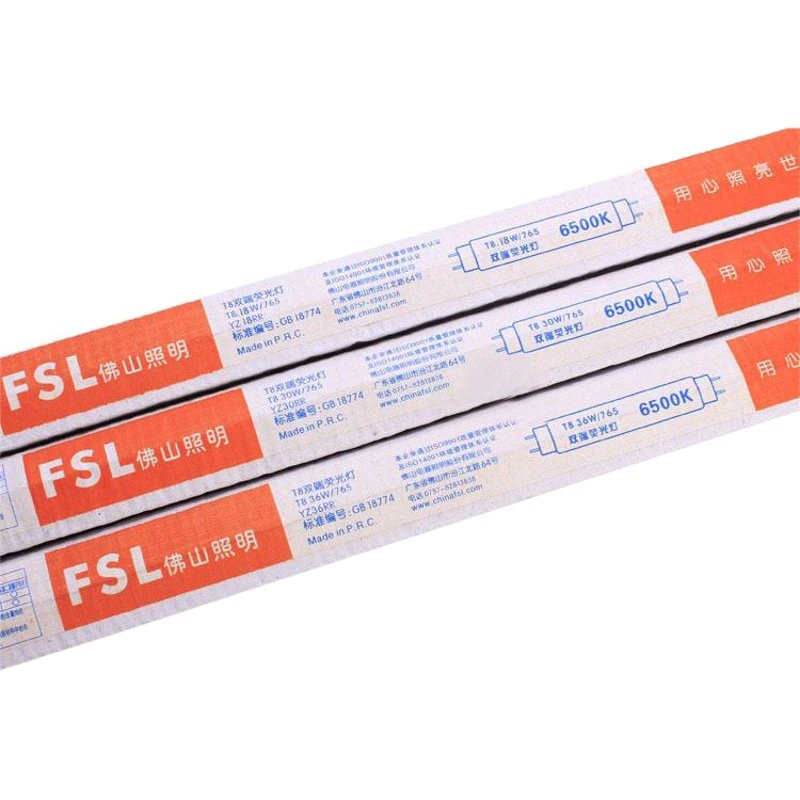 FSL Foshan Lighting t8 Люминесцентная лампа 1,2 метра Зеленая прямая трубка 40w36w30w18w Люминесцентная лампа