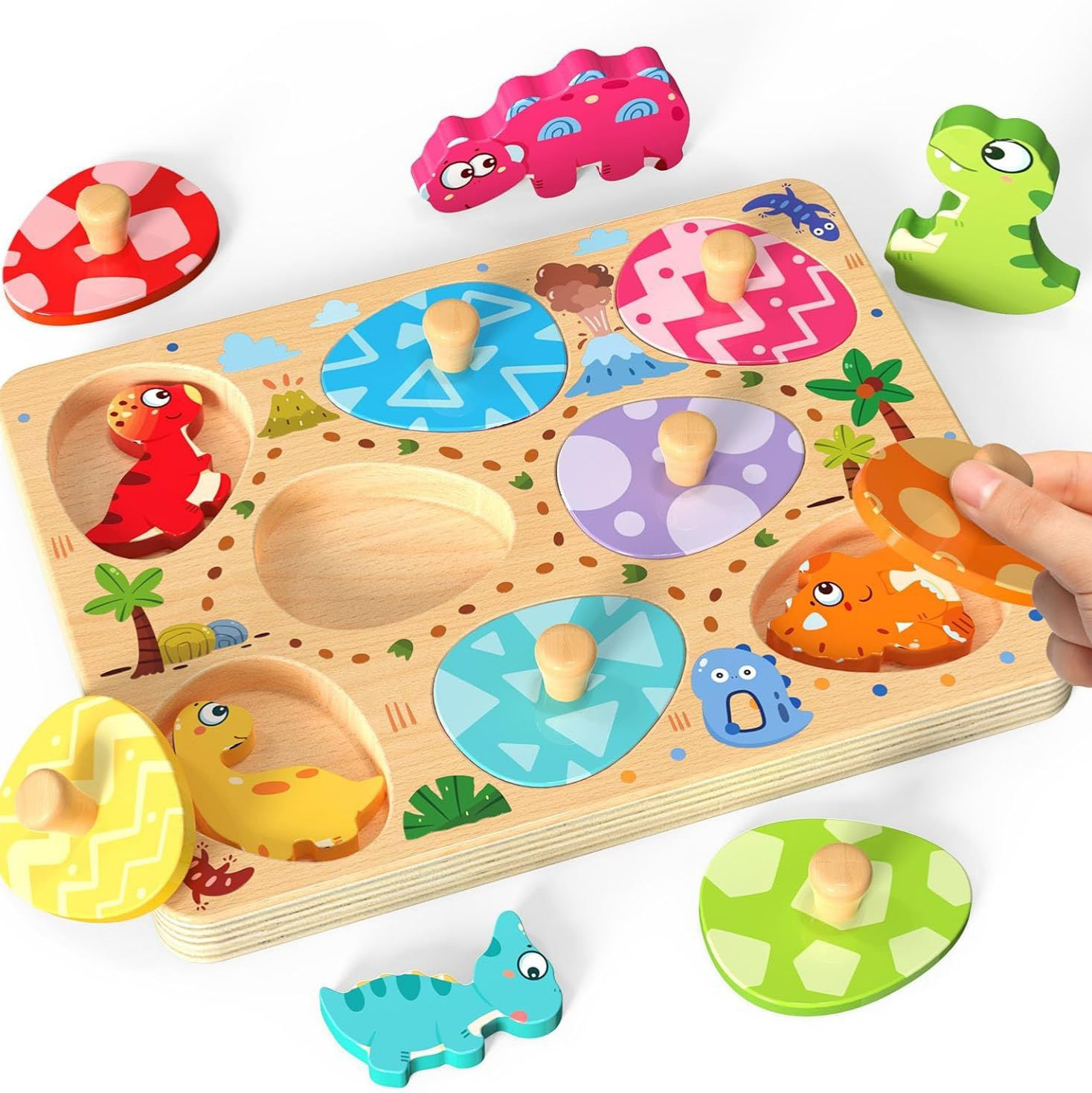 Educación temprana de rompecabezas para bebés de 3 a 6 años