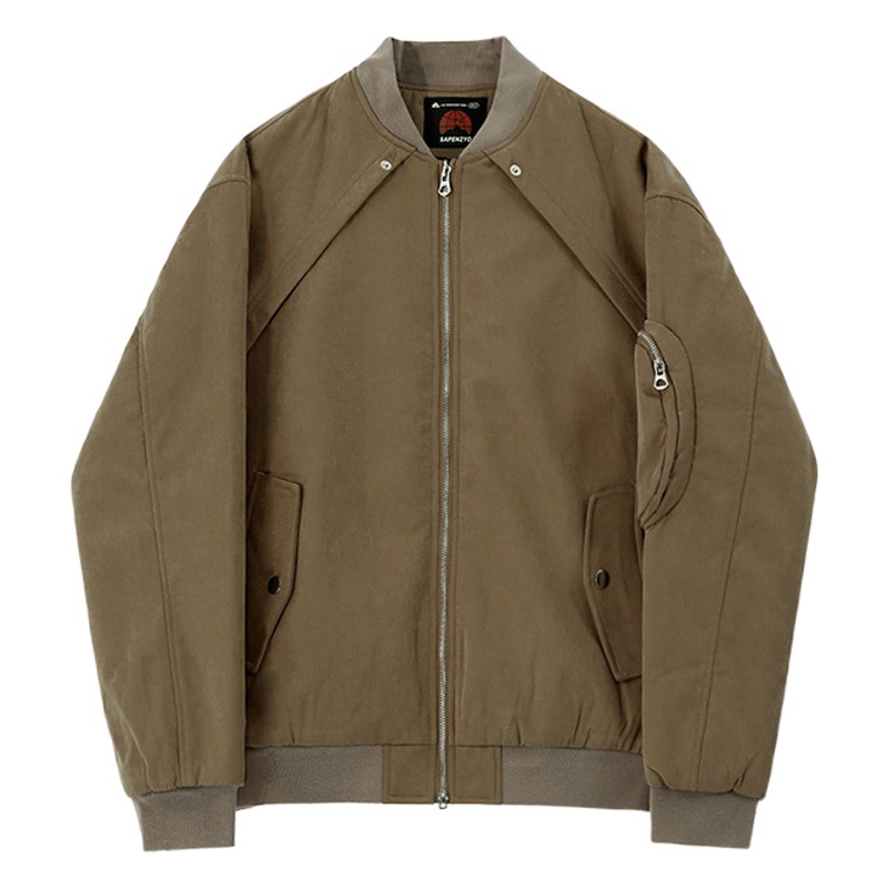 MYQ Vintage chaqueta de gamuza de algodón acolchado abrigo de los hombres de estilo coreano abrigo de algodón acolchado de invierno engrosada Chaqueta de algodón acolchado abrigo de ropa de trabajo