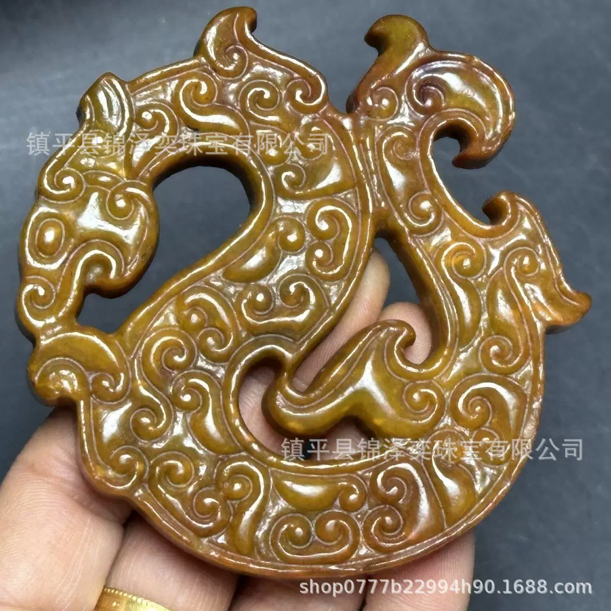 物件古玩明清玉器捡漏玉璧收藏岫玉古董玉石挂件高古老玉吊坠龙牌