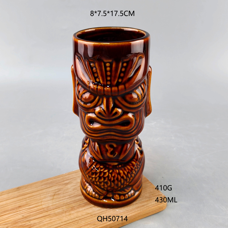 Samif Hawaiian tazas de cóctel tazas de vino tazas de cerámica TIKI MUG tazas de regalo de negocios