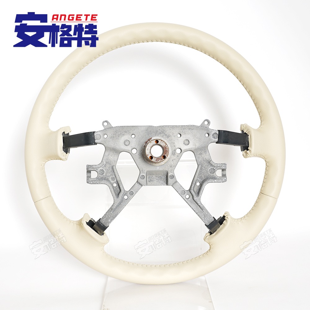 Cross-Border Hot Sale Suitable for 13-20 Nissan Patrol Patrol Y61Gu Peach Wood Car Steering Wheel Modification