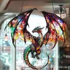 独立したステーションクロスボーダーグレードラゴン読書本アクリル窓アクリル装飾