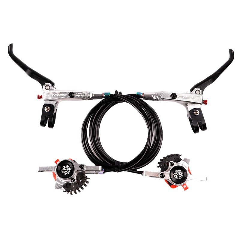 IIIPRO Freno de aceite Freno de bicicleta de montaña freno hidráulico CNC integrado freno de disco de doble pistón disipación de calor