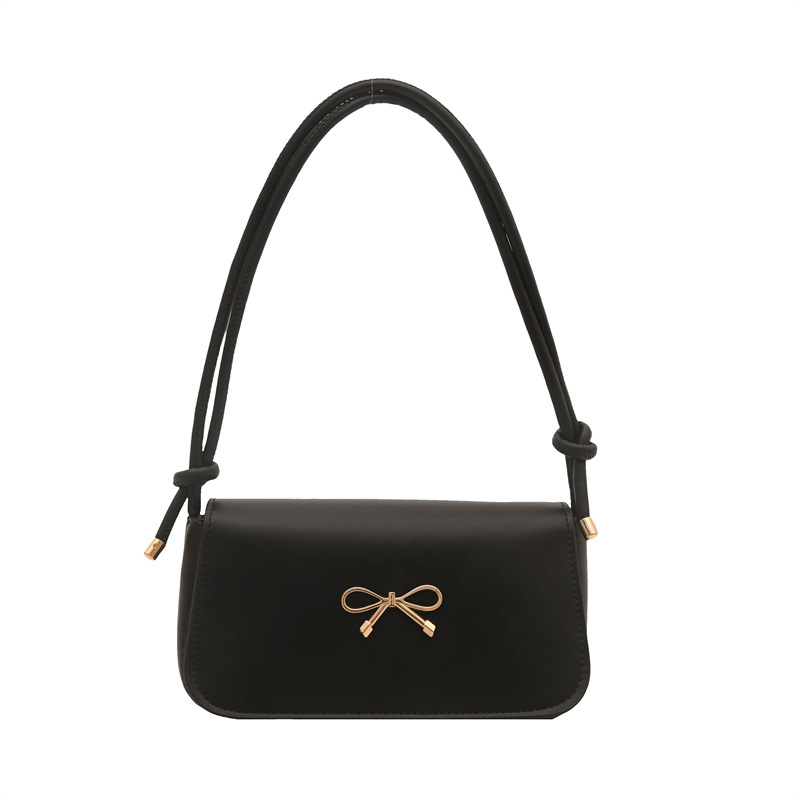 2025 verano nuevo estilo nicho bolso de axila moda femenina bolso cuadrado pequeño portátil ins bolso de hombro de estilo occidental