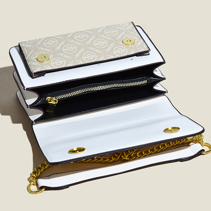 2023 Herbst Neue Live-Übertragung Beliebte Einzelschulter Diagonalkette Niet Kleine Quadratische Damentasche Fabrik Direktverkauf und Lieferung_voghion.com